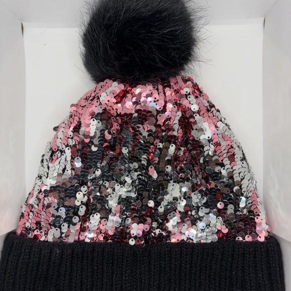 Juicy Couture kids sequin beanie, one size - Picture 3 of 10